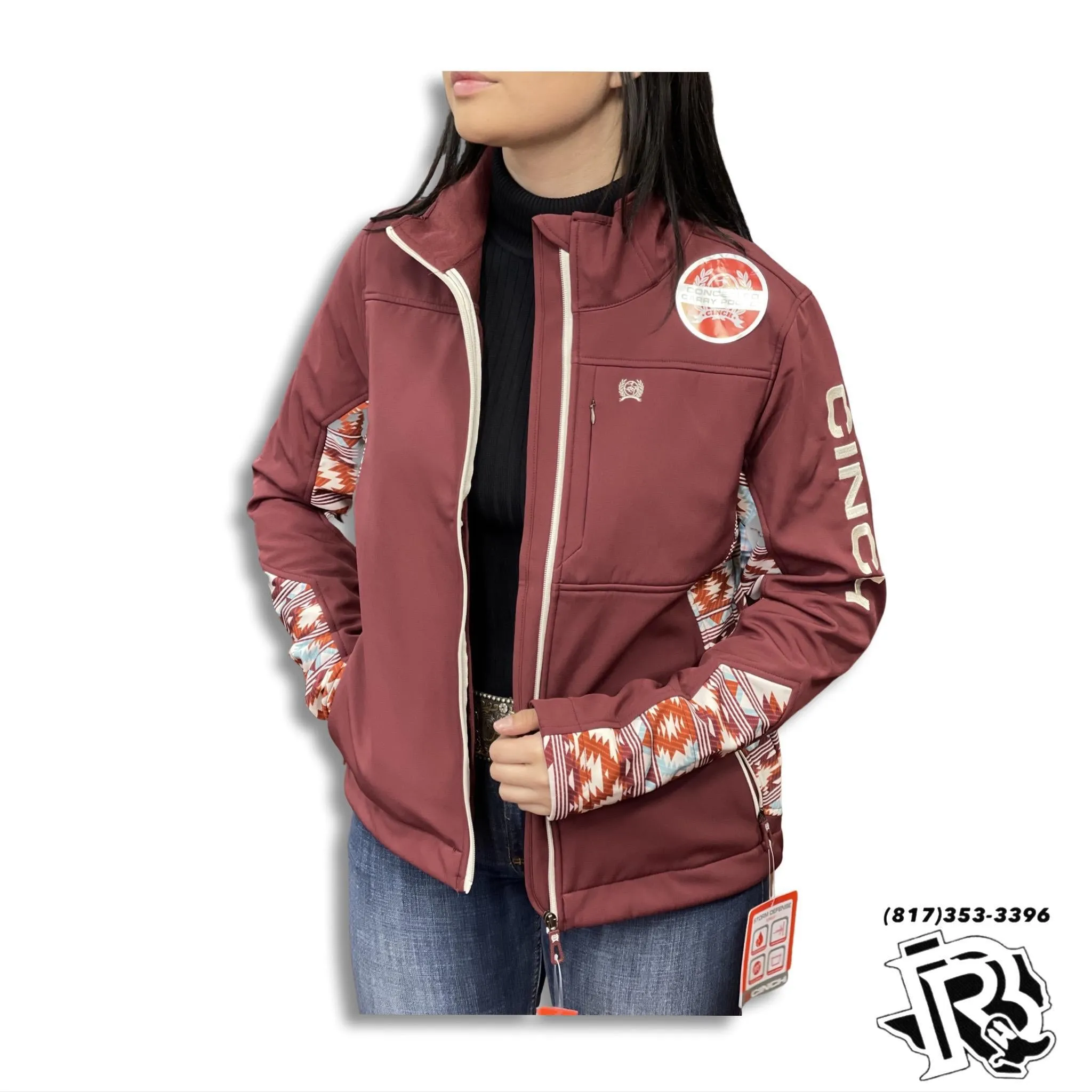 “ Lilly “ | WOMEN CINCH JACKET MAROON  JACKET BURGUNDY MAJ9857001