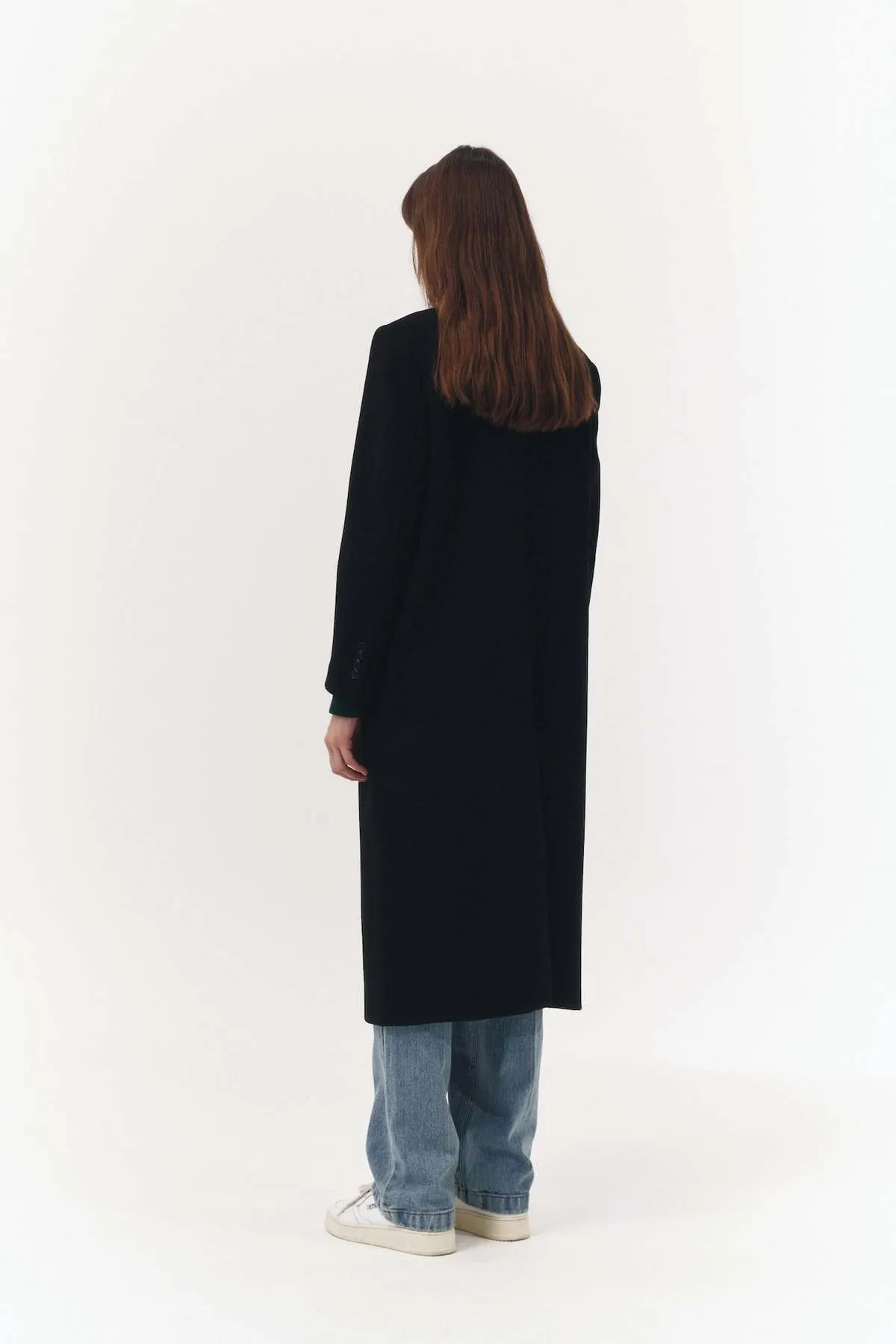 2-way 3 Button Cashmere Coat