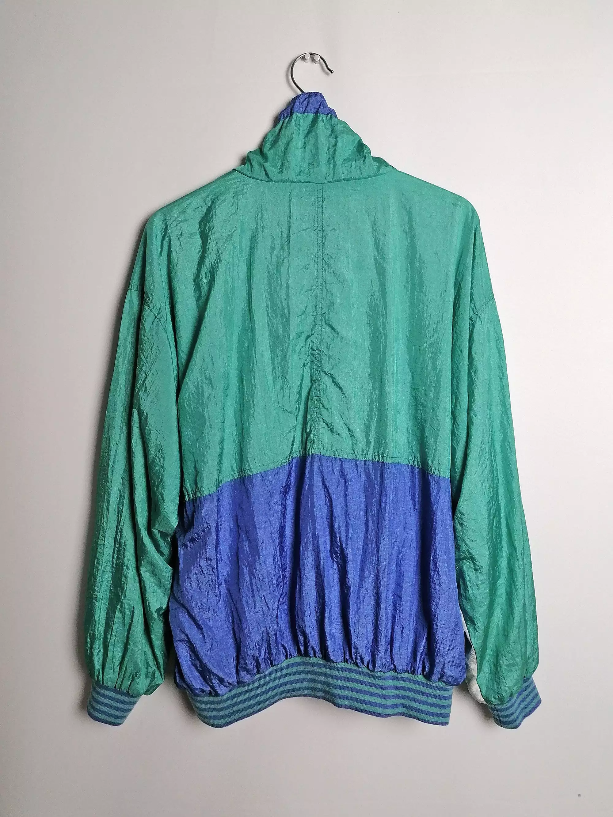 90's SPORTLINE Unisex Oversized Retro Windbreaker Track Jacket - size M-L