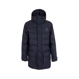 Abrigo Parka Largo Outerwear Niños Acolchada Azul