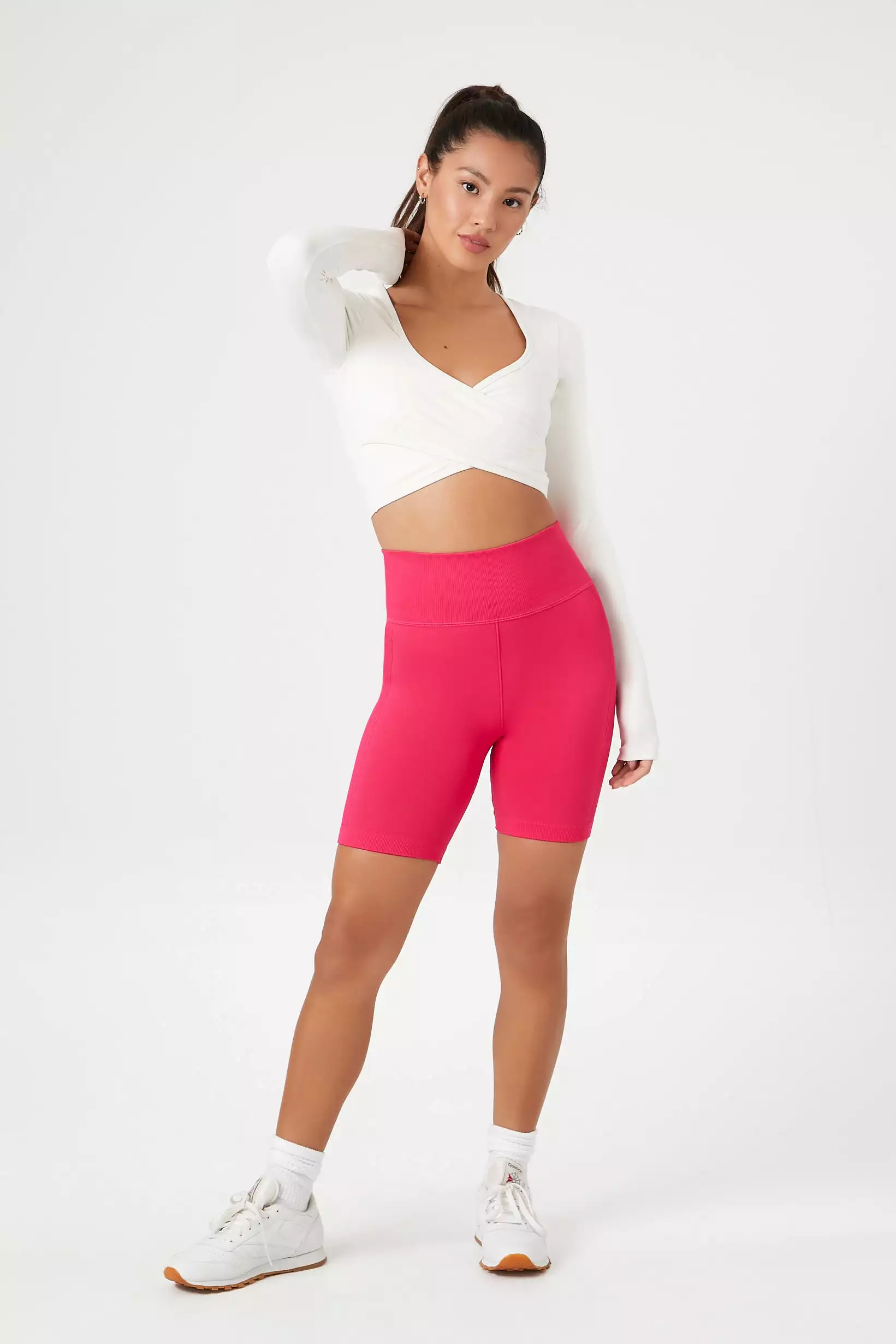 Active Seamless High-Rise Biker Shorts