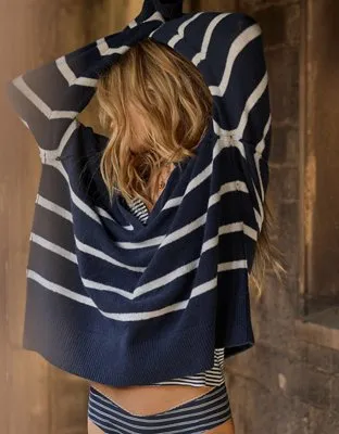 Aerie Unreal Polo Sweater-