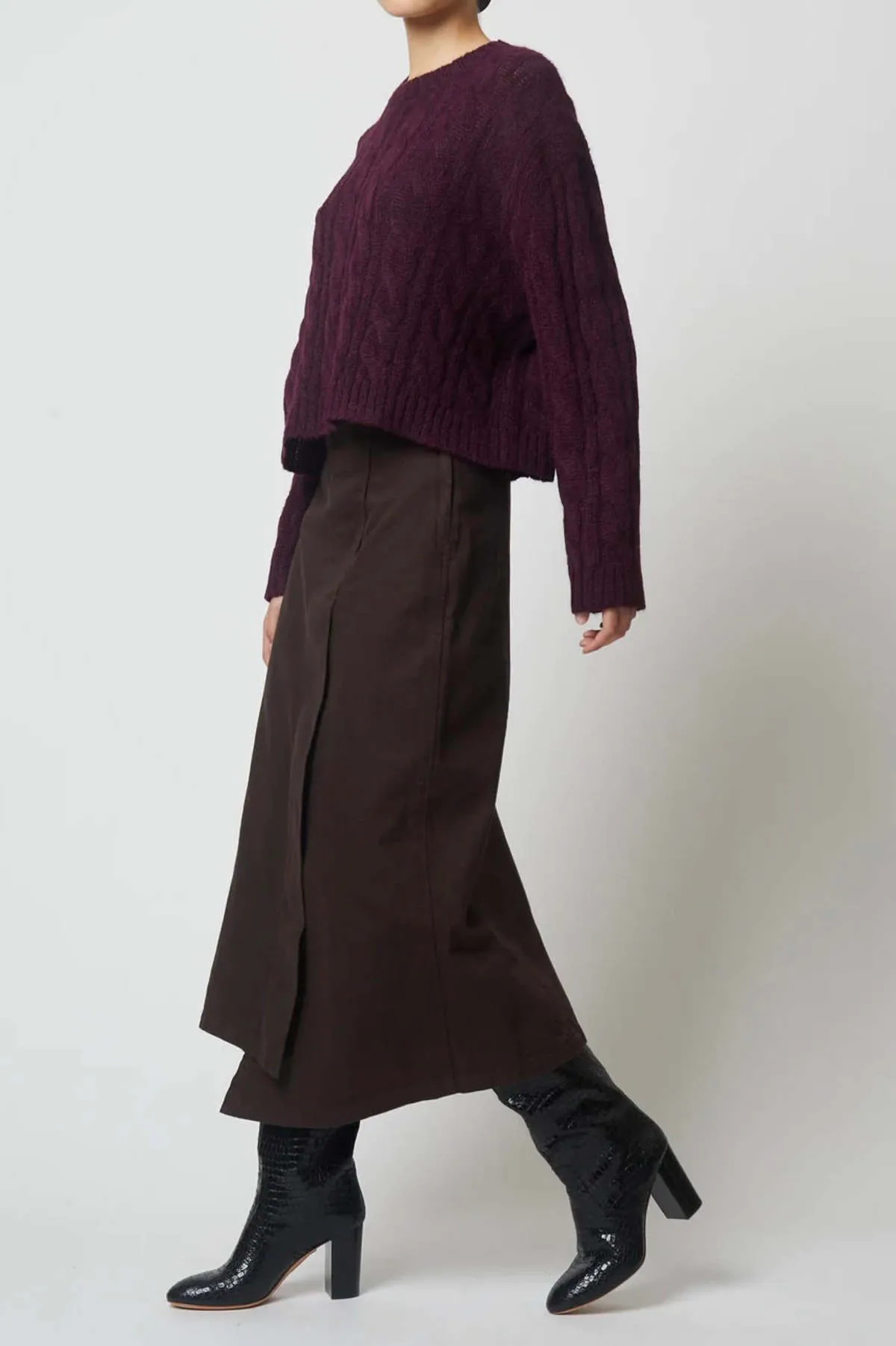 Agata Sweater - Deep Violet