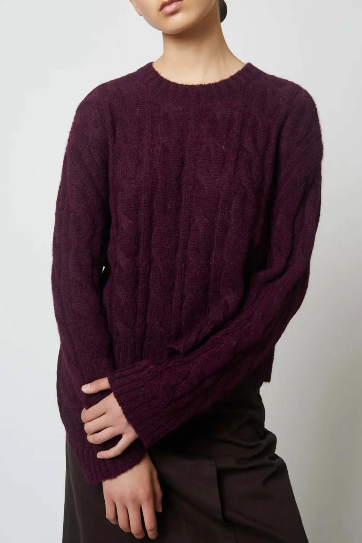 Agata Sweater - Deep Violet