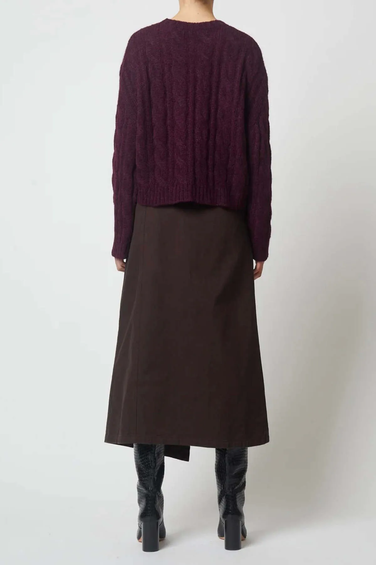 Agata Sweater - Deep Violet