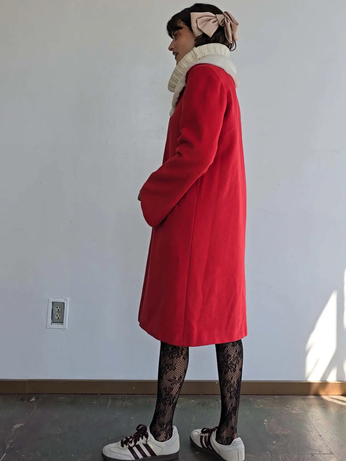 Agnes B Candy Apple Coat - Red