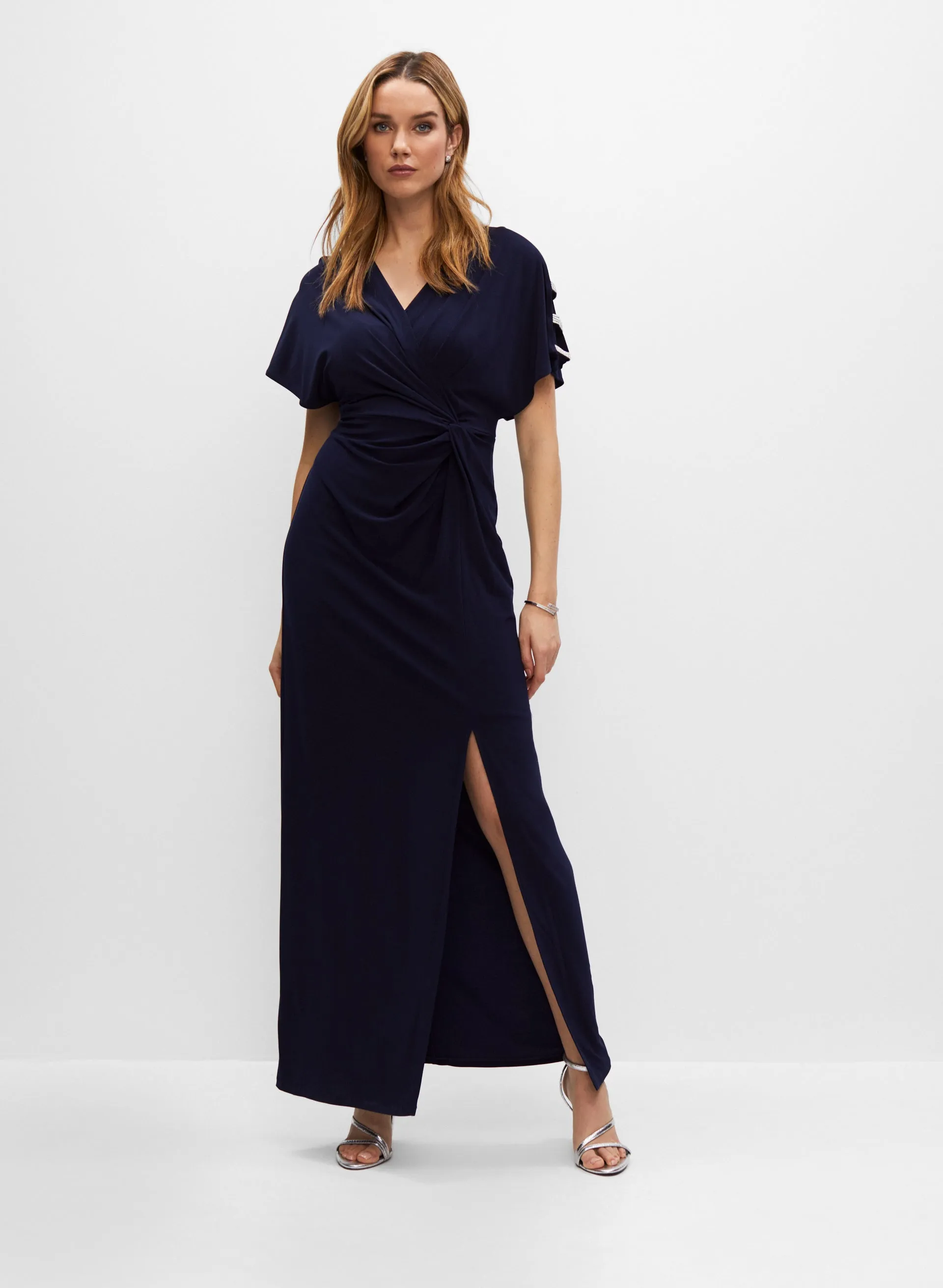 Alex Evenings - Cutout Sleeve Maxi Dress