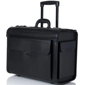 Alpine Swiss 17 Laptop Rolling Briefcase Wheels Attache Lawyers Case