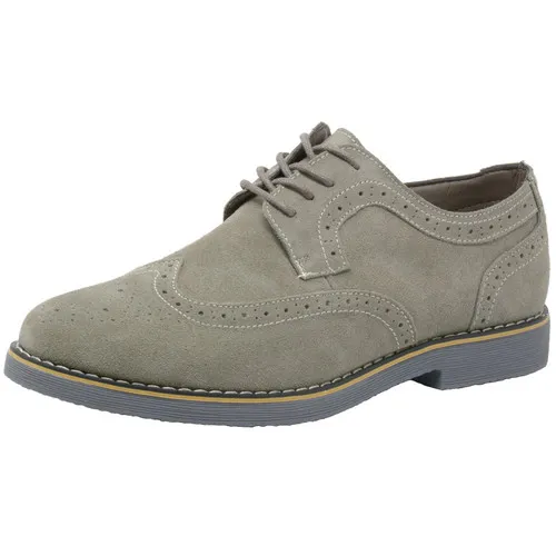 Alpine Swiss Beau Mens Dress Shoes Genuine Suede Wingtip Brogue Lace Up Oxfords