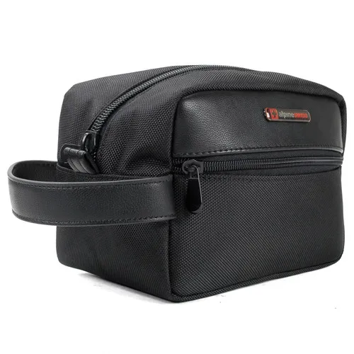 Alpine Swiss Hudson Travel Toiletry Bag Shaving Dopp Kit Case