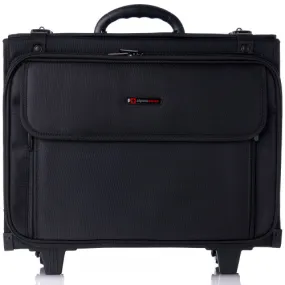 Alpine Swiss Rolling 17” Laptop Briefcase Hard Side Catalog Case on Wheels