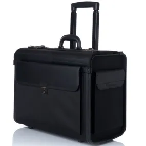 Alpine Swiss Rolling 17 Laptop Briefcase on Wheels Attache Lawyers Case Legal Size