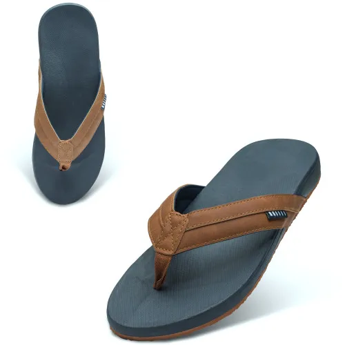 Alpine Swiss Trey Mens Flip Flops Cushion EVA Thong Sandals Beach Shoes