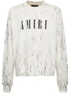 Amiri Sweater White Marble