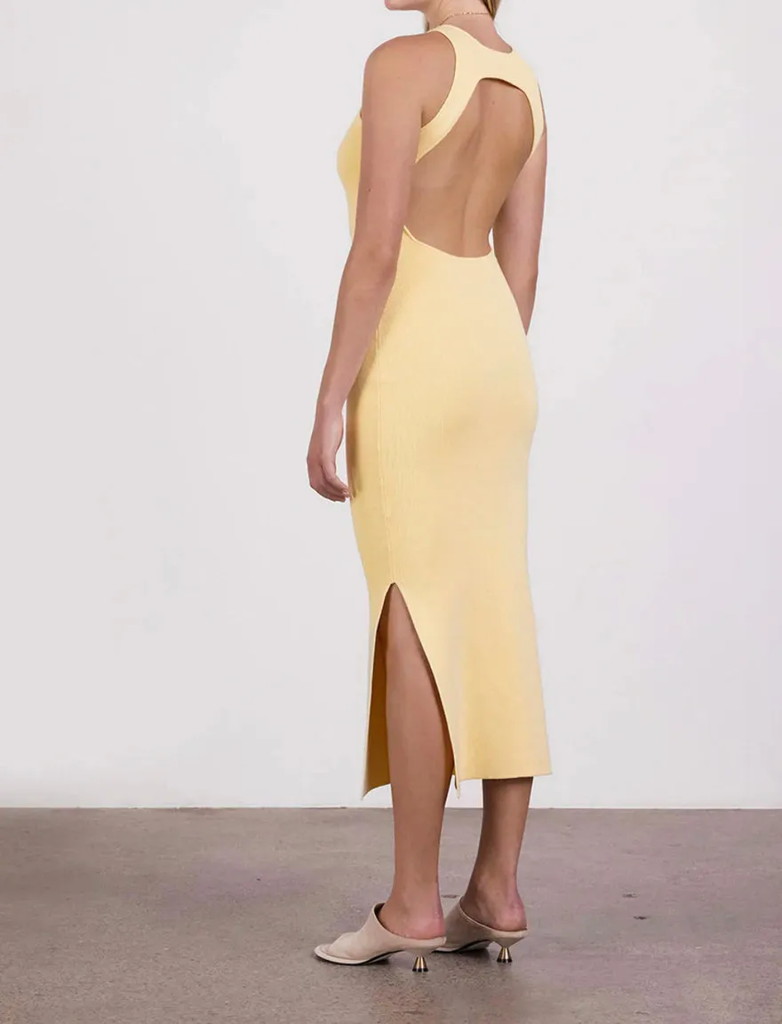 ----Anna Quan   ----Jemma Dress - lemon ---