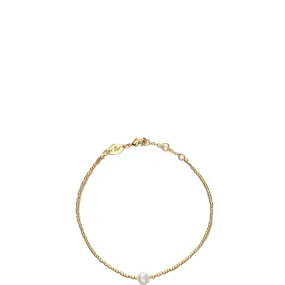 ANNI LU Pearly Bracelet - Gold Pearl