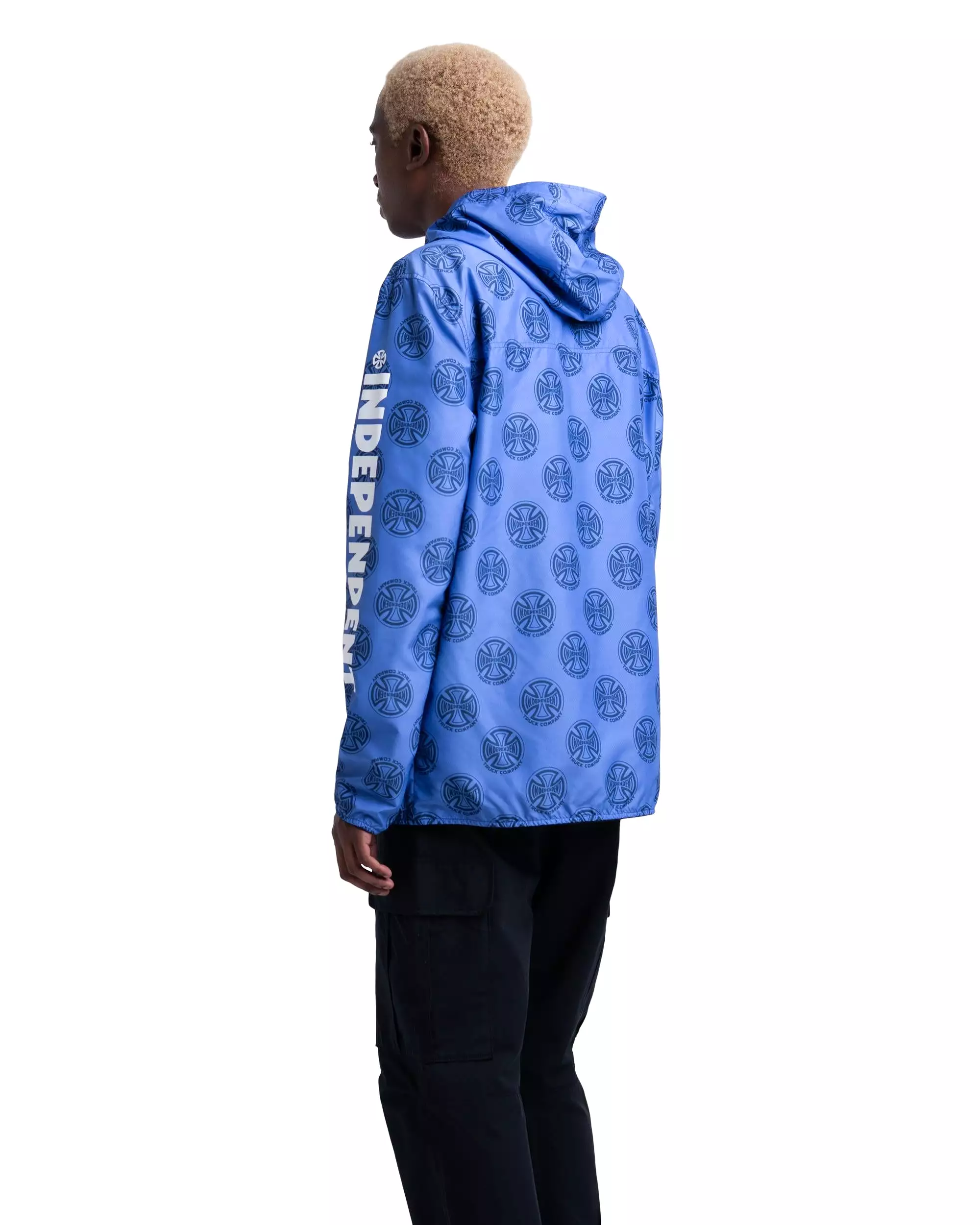 Anorak Herschel Homem Windbreaker Hip Pack Multi Cross Amparo Blue - Independent