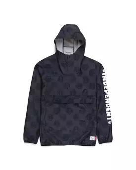 Anorak Herschel Homem Windbreaker Hip Pack Multi Cross Black - Independent