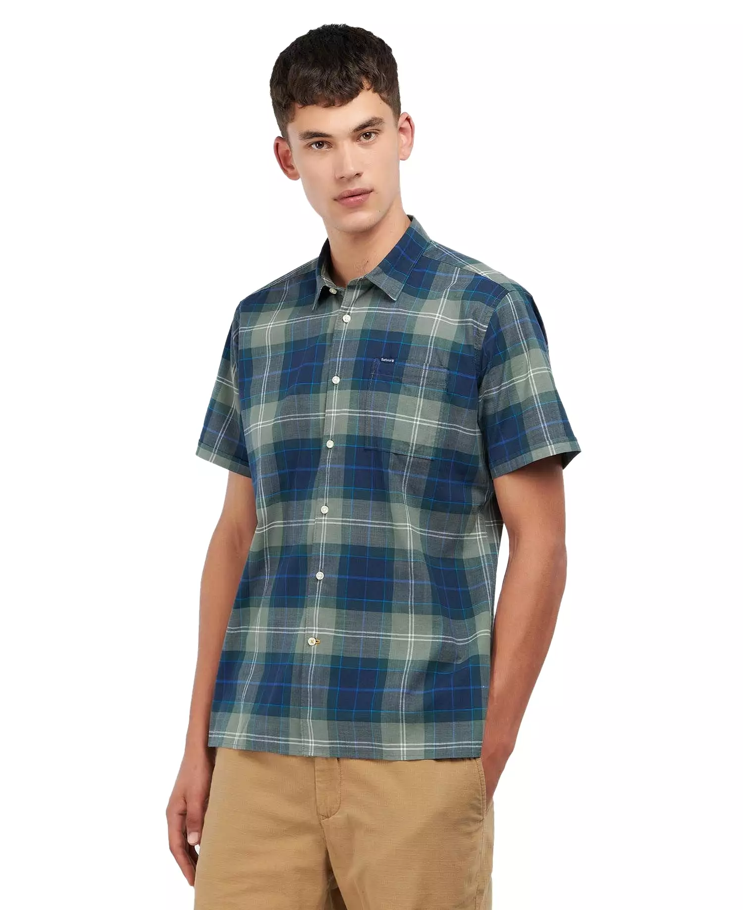 Barbour Mens Gordon Short Sleeved Tartan Check Shirt