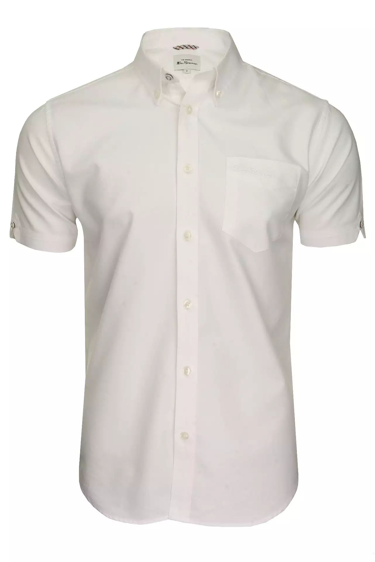 Ben Sherman Mens Oxford Shirt Short Sleeve