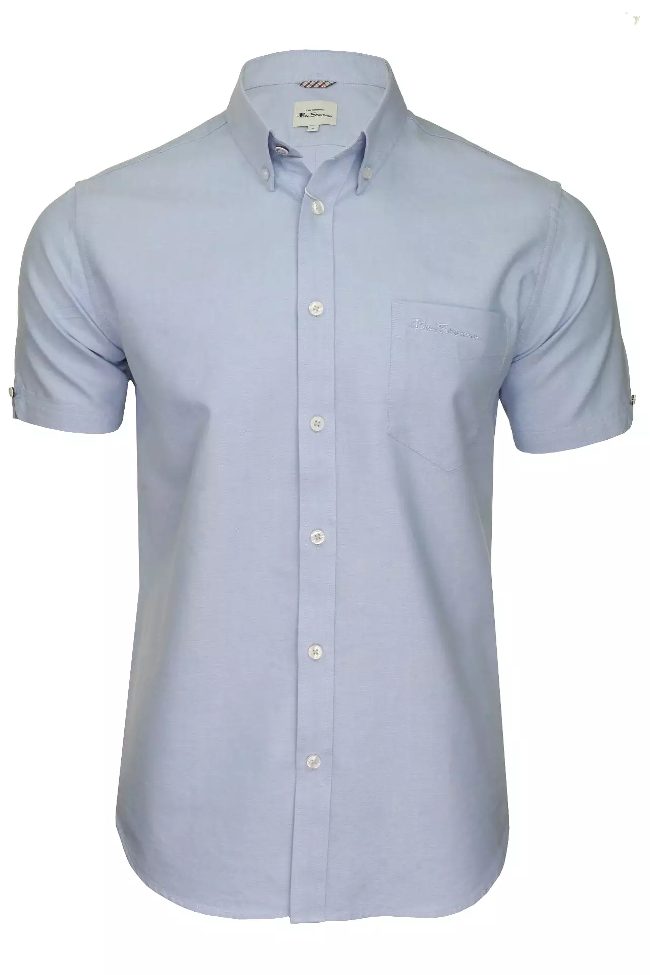 Ben Sherman Mens Oxford Shirt Short Sleeve