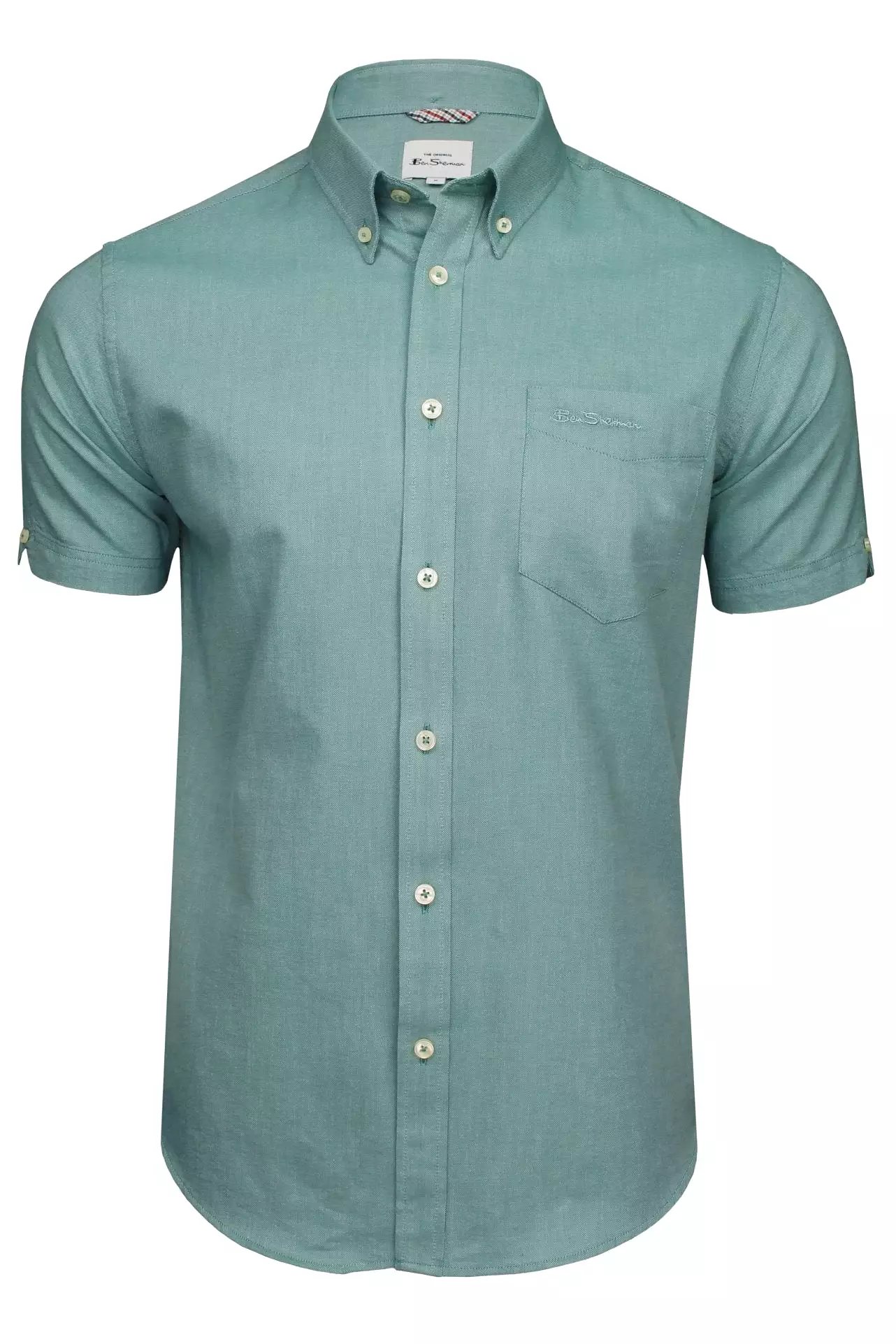 Ben Sherman Mens Oxford Shirt Short Sleeve