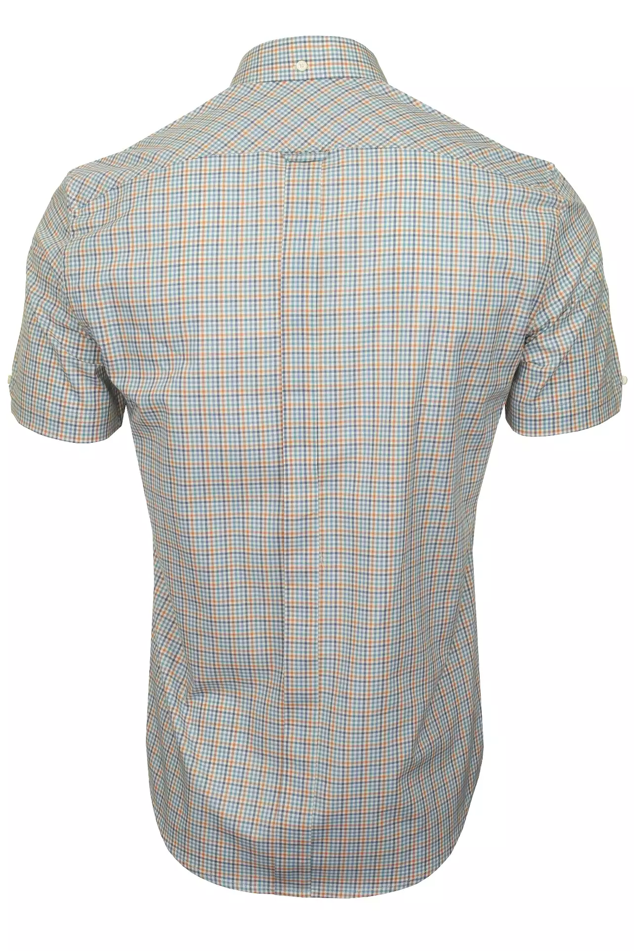 Ben Sherman Mens Shirt 'Mini Gingham' - Short Sleeved