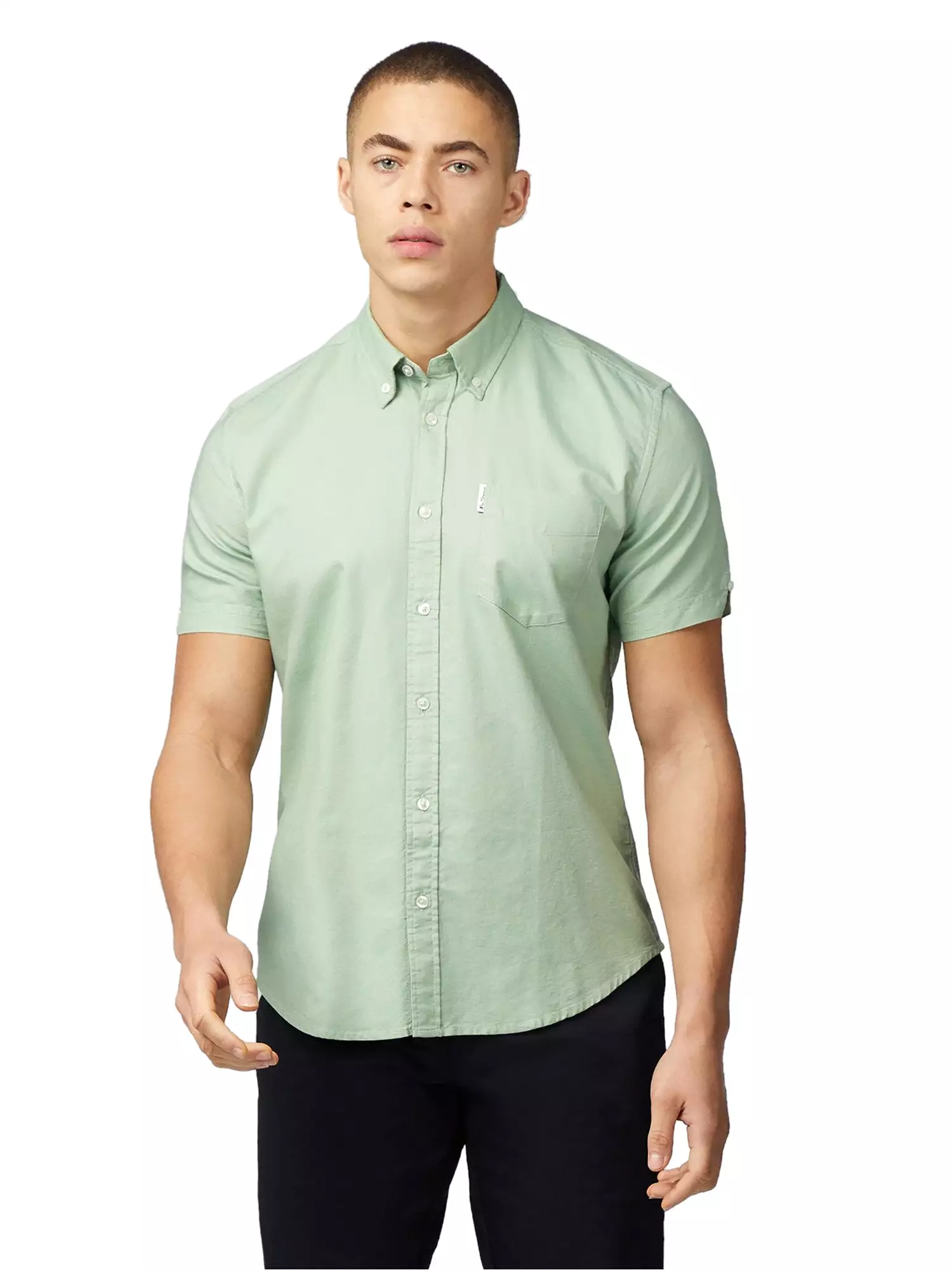 Ben Sherman Mens Shirt 'Signature Oxford' - Short Sleeved