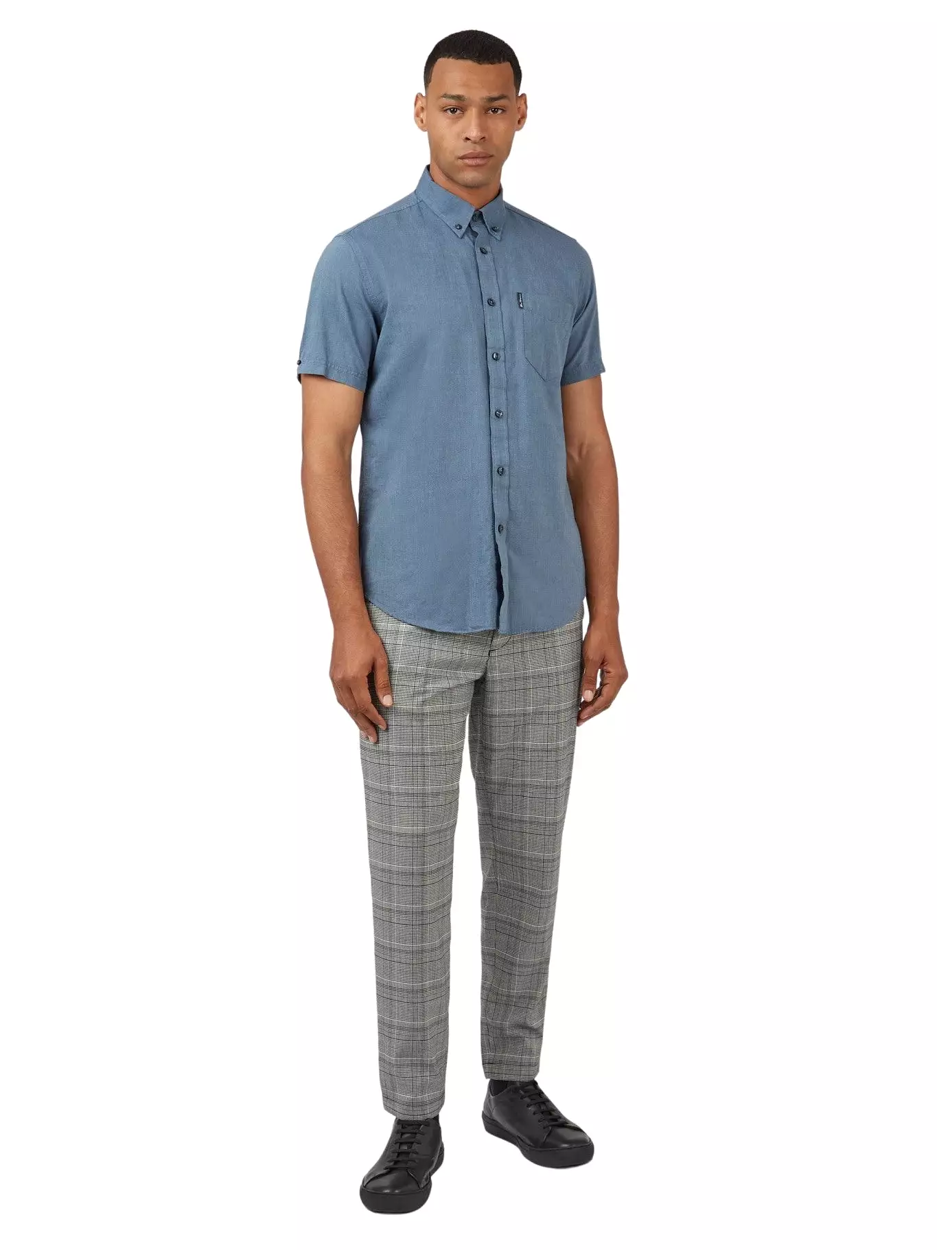 Ben Sherman Mens Shirt 'Signature Oxford' - Short Sleeved