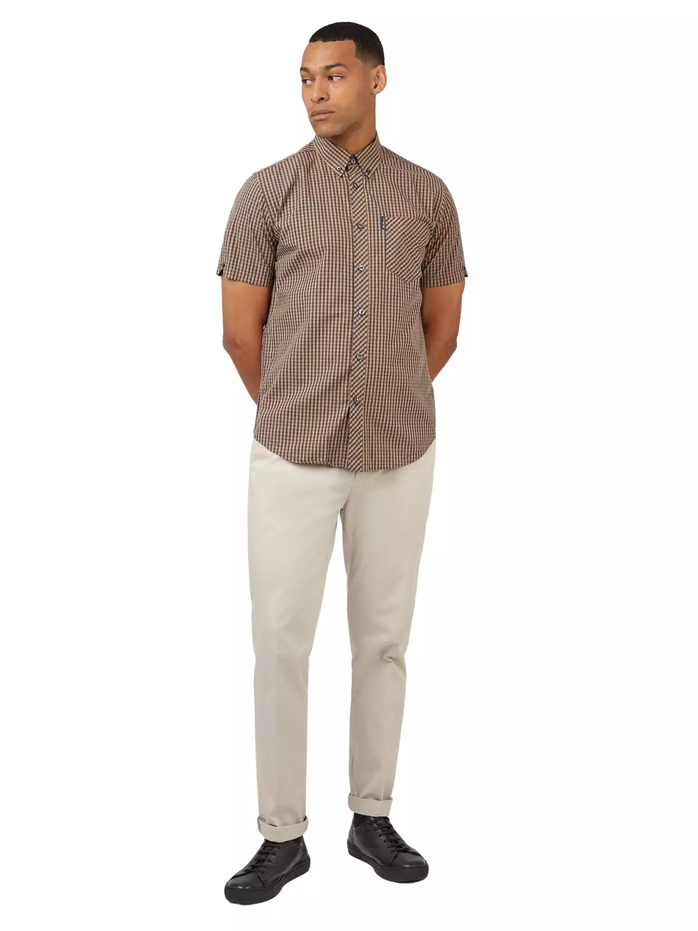 Ben Sherman Mens Signature Gingham Shirt - Short Sleeved