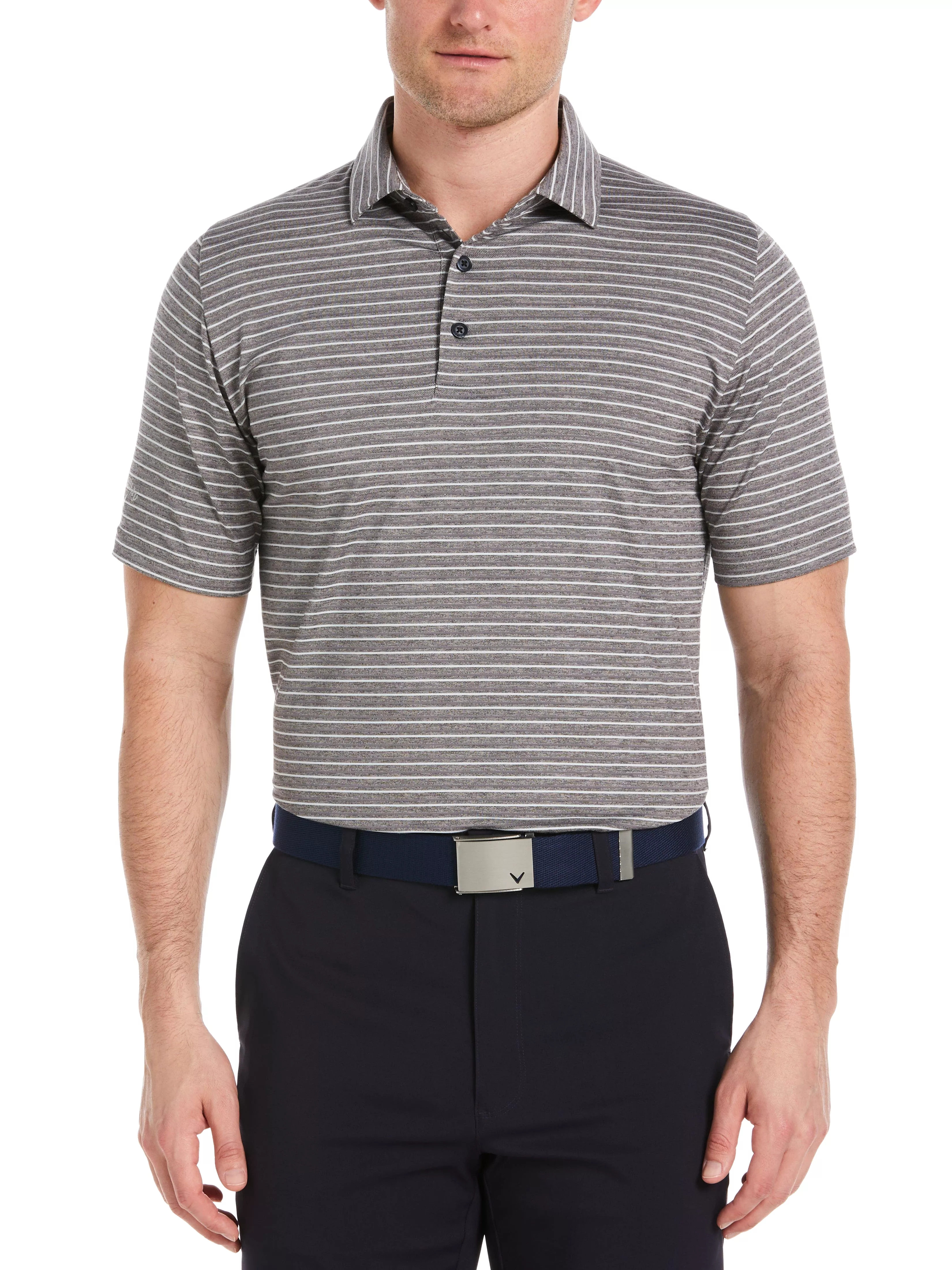 Big & Tall Soft Touch Stripe Golf Polo