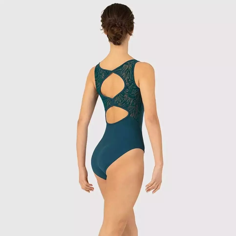 Bloch Ladies Deep Teal Aurora Tank Leotard