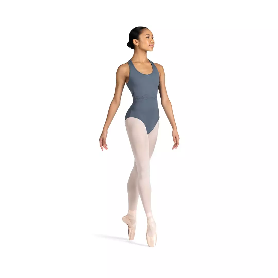 Bloch Ladies Graphite Fleur Tank Leotard