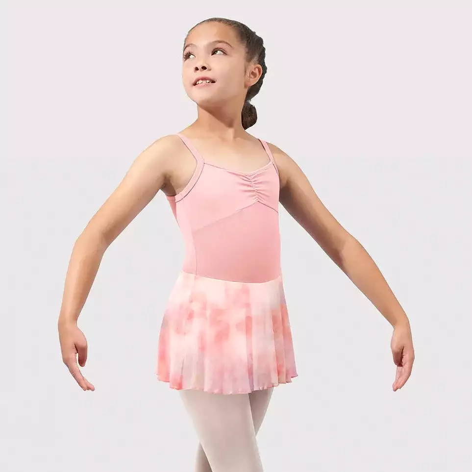 Bloch Pink Mirella Watercolour Skirted Leotard