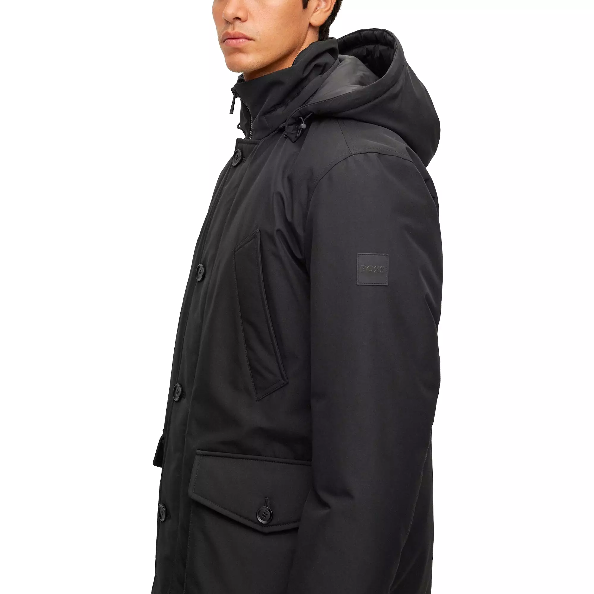 Boss Osiass Arctic Hooded Parka - Black