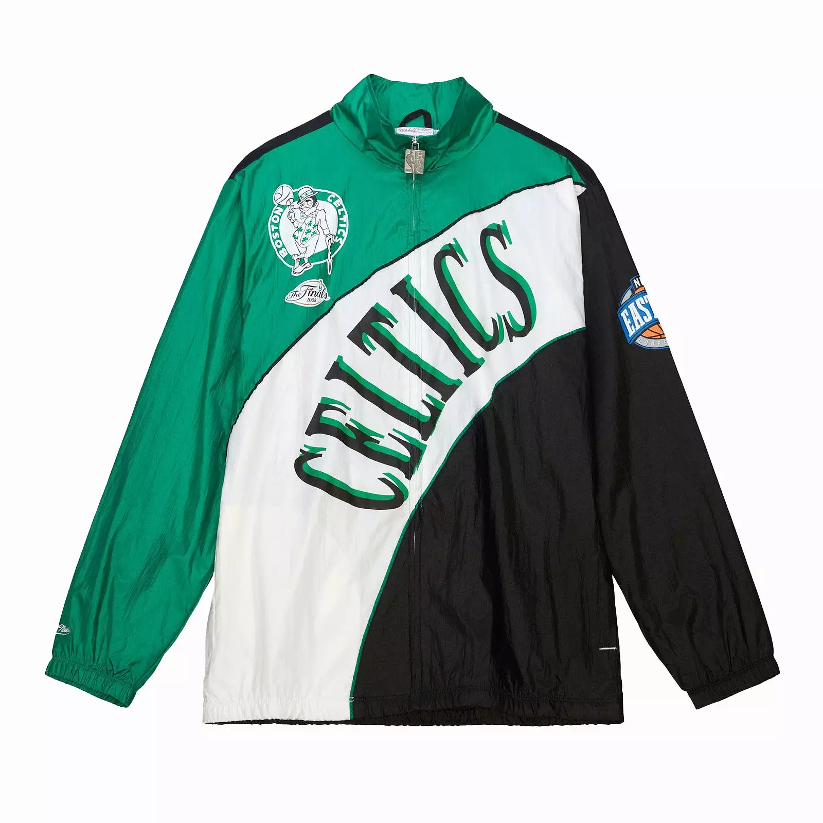 Boston Celtics Retro Arched Windbreaker