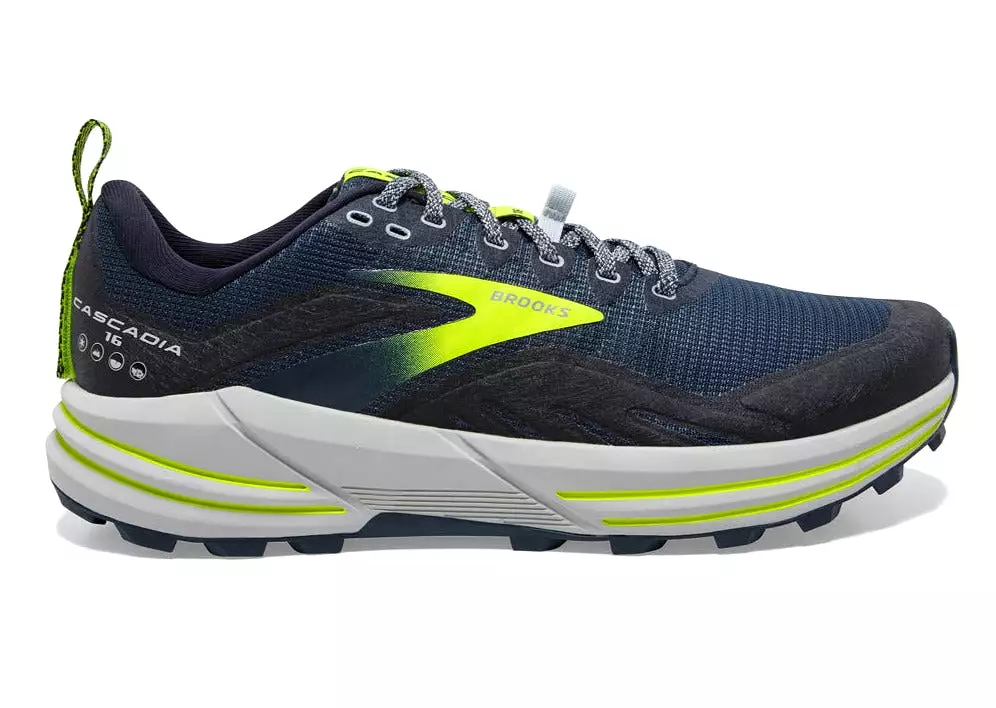 Brooks Cascadia 16 (D Width) - Titan/Peacoat/Nightlife (Mens)