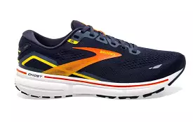 Brooks Ghost 15 (D Width) - Peacoat/Red/Yellow (Mens)