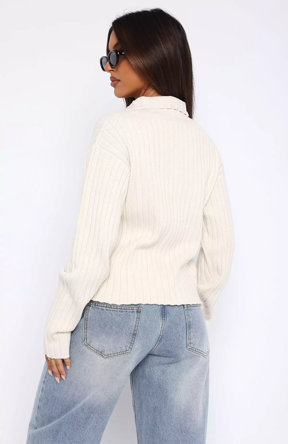 By The Fire Knit Sweater Cream