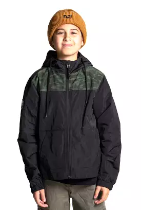 Campera Liviana Rusty Infraux Windbreaker Jr* Black