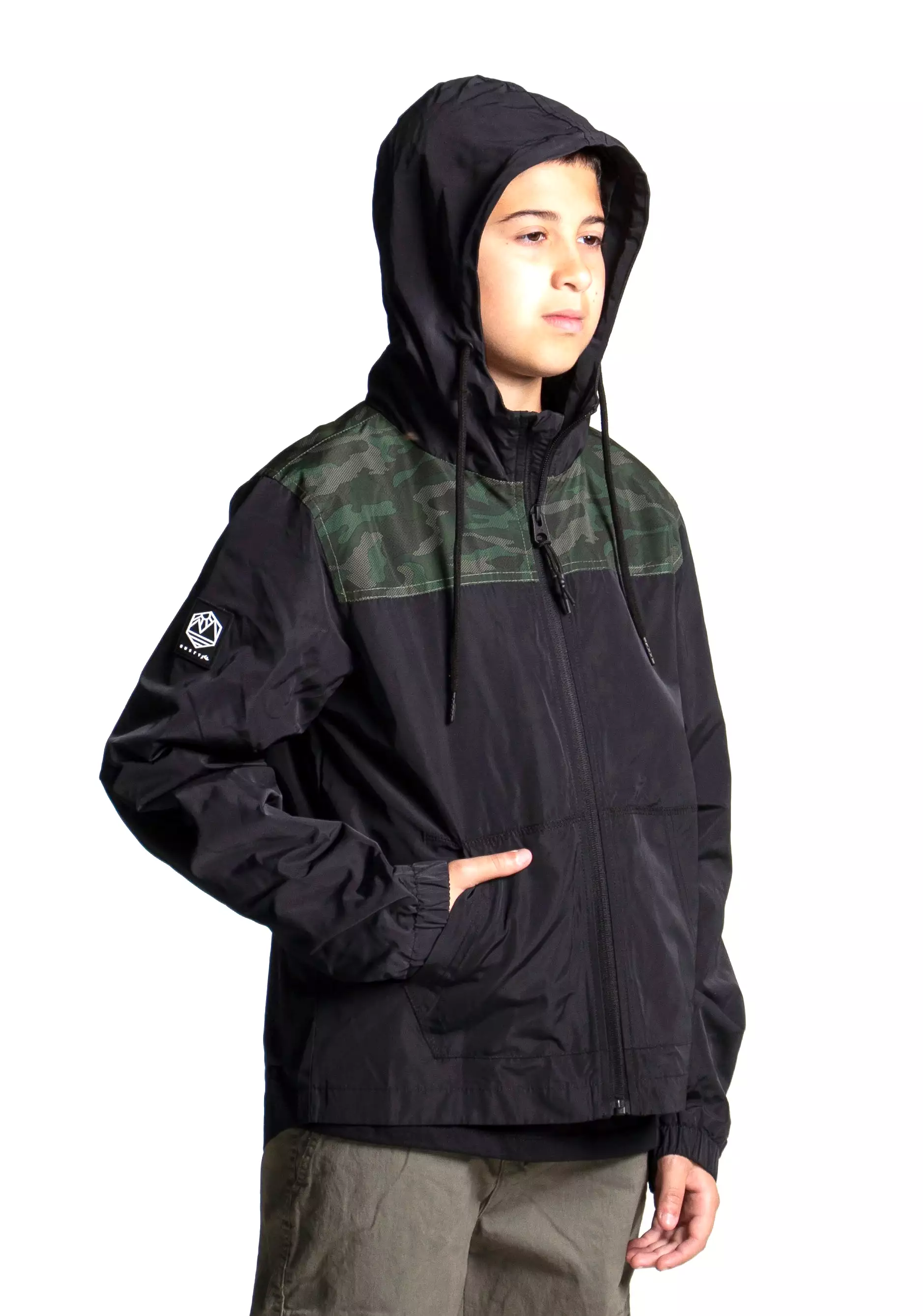 Campera Liviana Rusty Infraux Windbreaker Jr* Black