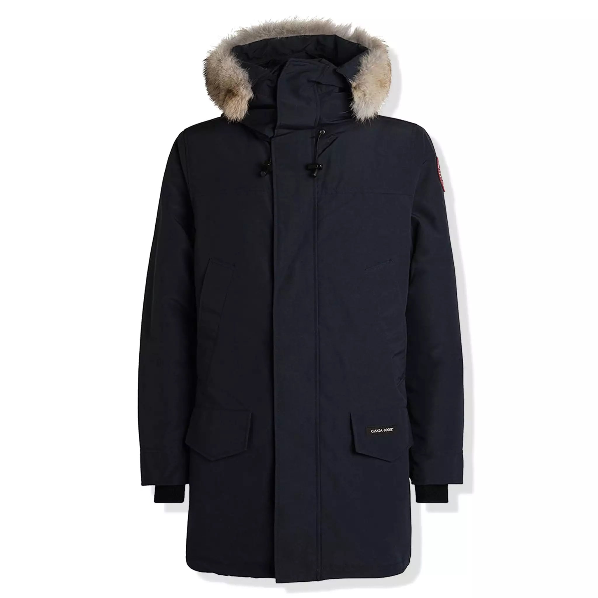 Canada Goose Langford Navy Fur Trimmed Parka