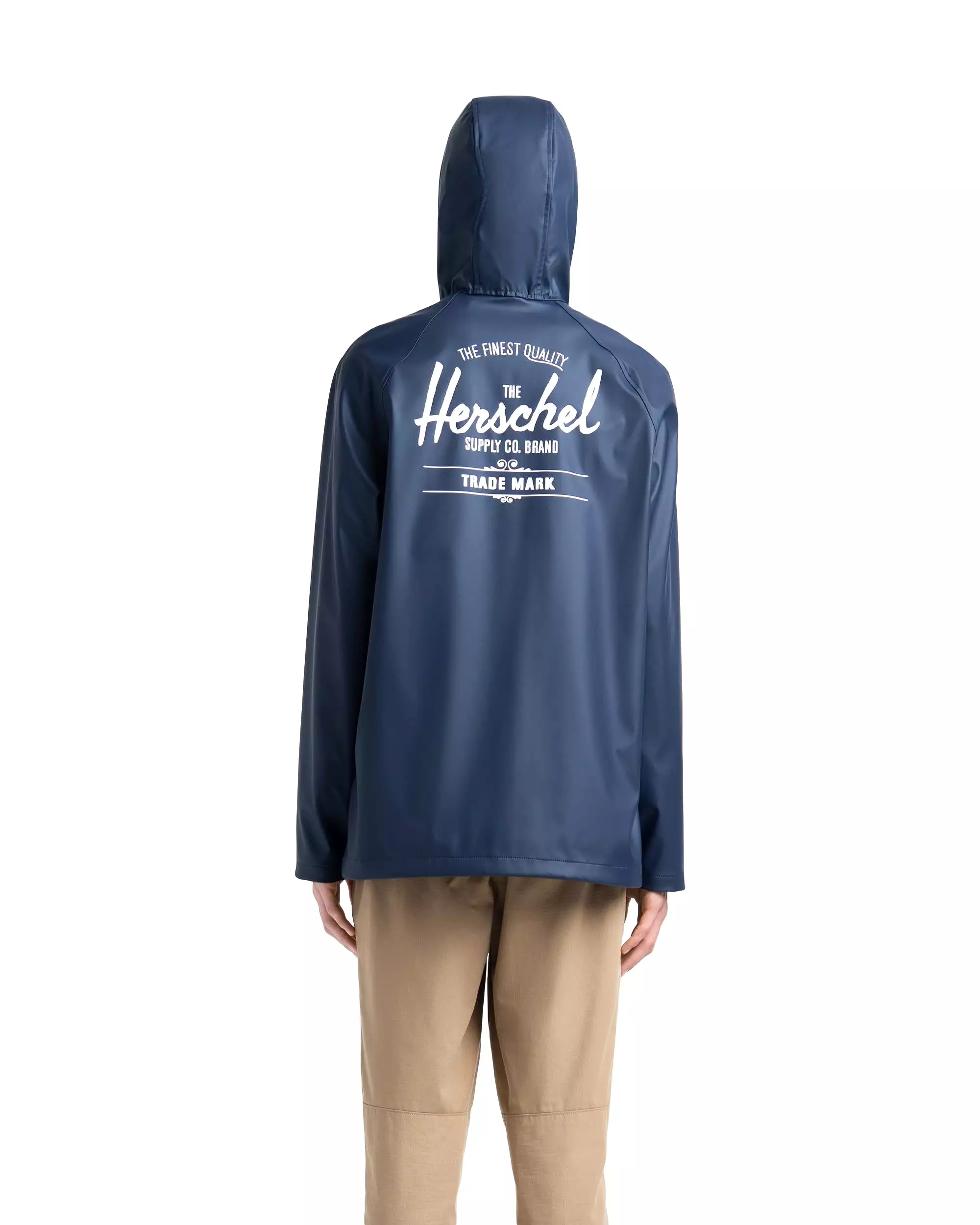 Casaco Herschel Homem Rainwear Peacoat/White Classic Logo 2