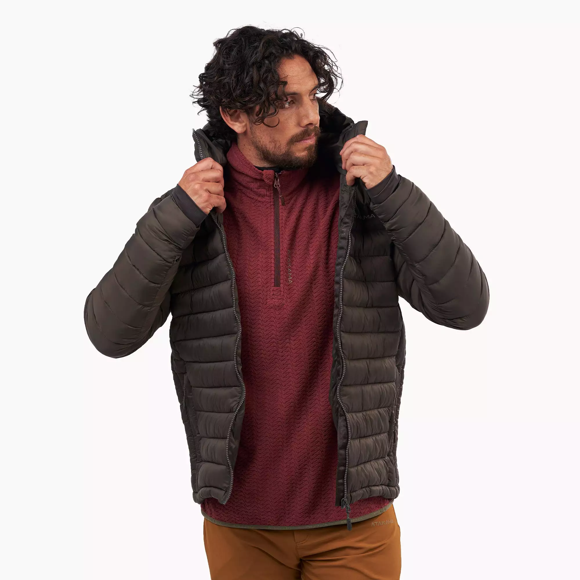 Chaqueta Parka térmica hombre hoodie Indómita