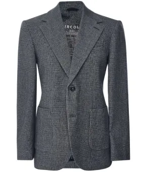 Circolo 1901 Blue Slim Fit Check Jacket | Jules B