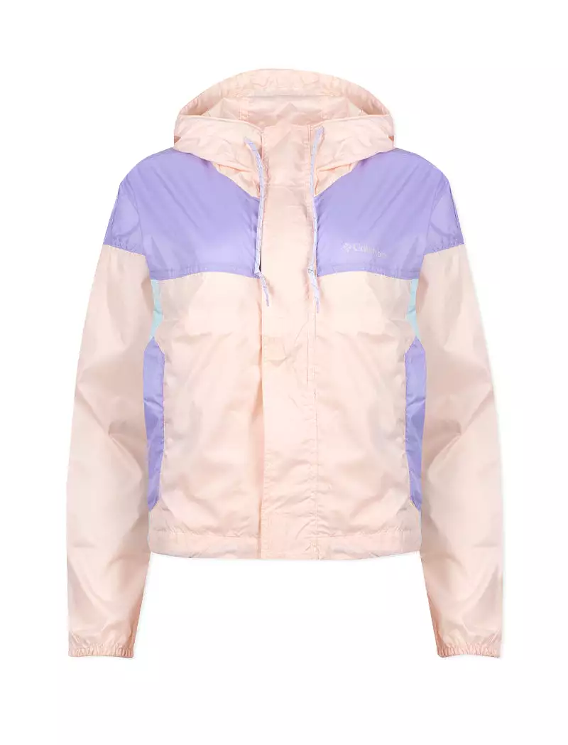 Columbia Flash Challenger Cropped Windbreaker Peach Blossom / Frosted