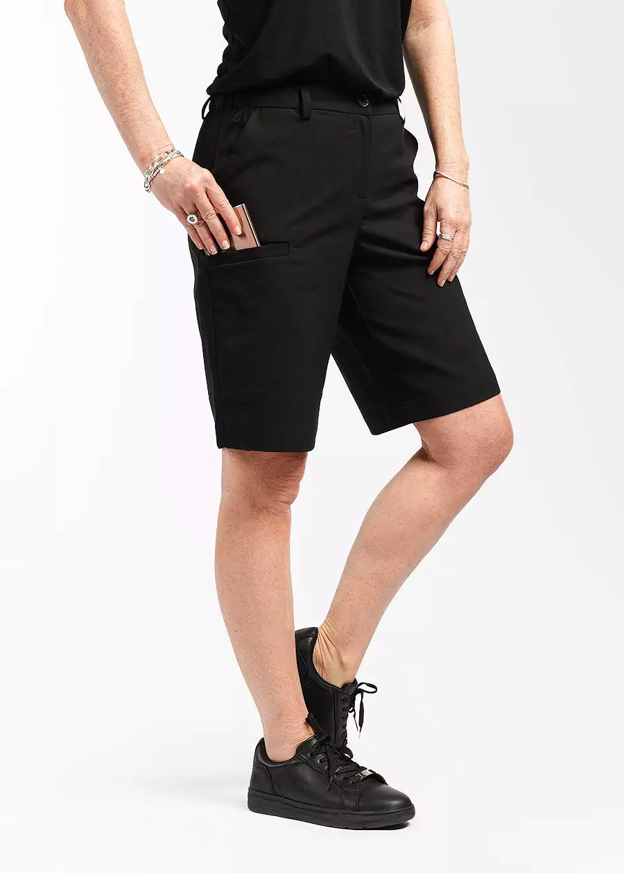 Comfort waist women's dress cargo short