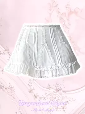 Dahlia Angelcore Flared Mini Skirt