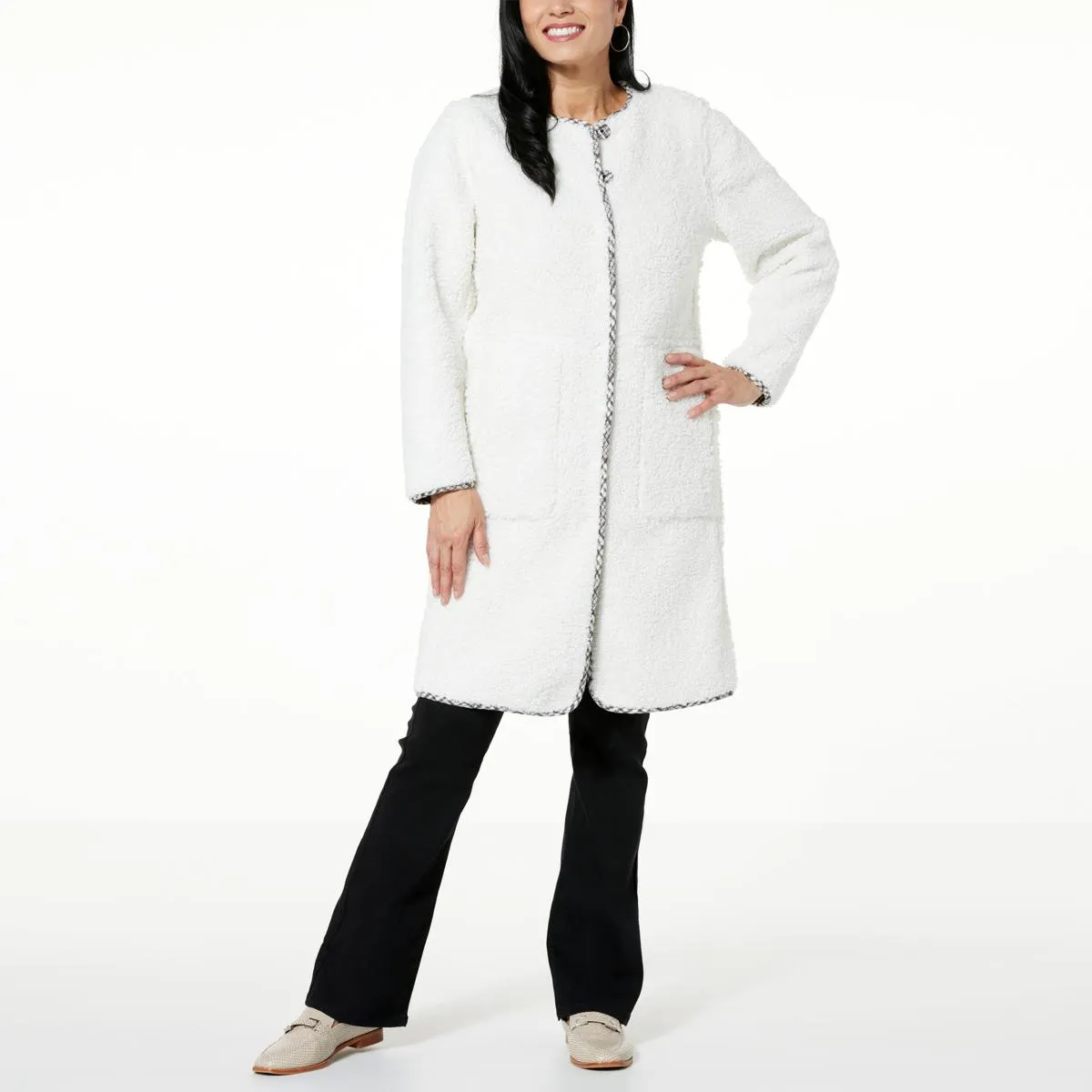      DG2 by Diane Gilman Reversible Car Coat     