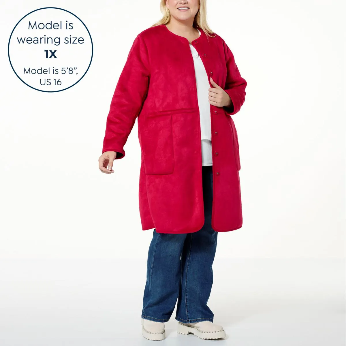      DG2 by Diane Gilman Reversible Car Coat     